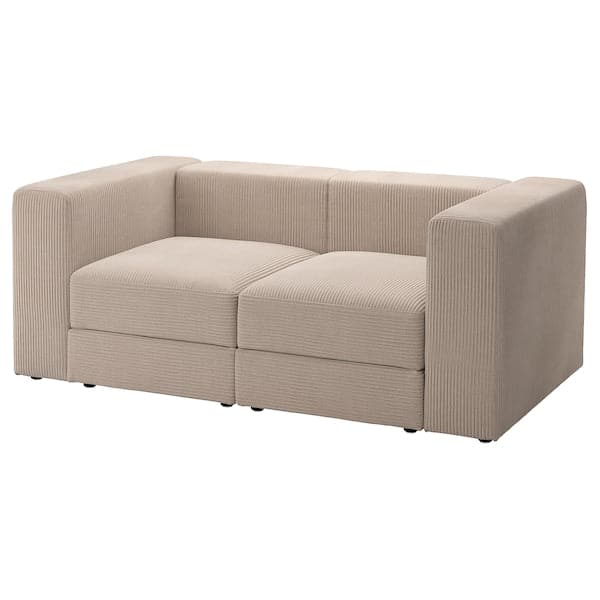 JÄTTEBO - 2 seater modular sofa, Samsala gray / beige , - best price from Maltashopper.com 59471404