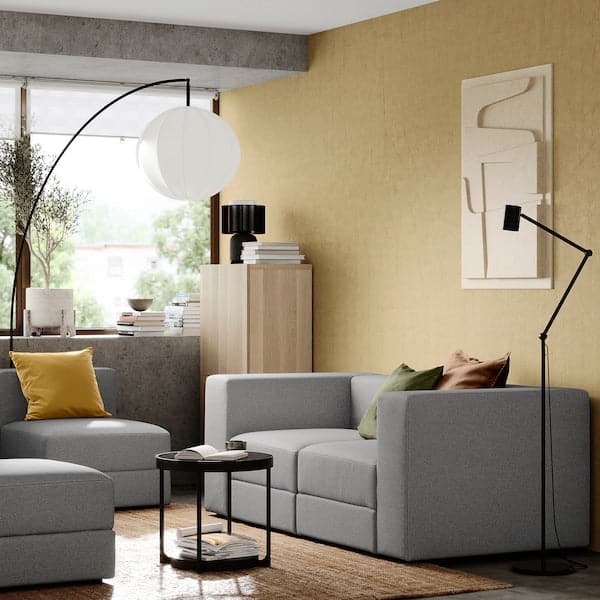 Ikea JÄTTEBO - 2 seater modular sofa, Tonerud gray ,