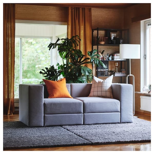 Ikea JÄTTEBO - 2 seater modular sofa, Tonerud gray ,