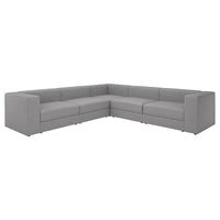 JÄTTEBO - Modular corner sofa 6 seats, Tonerud gray , - best price from Maltashopper.com 79485259
