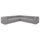 JÄTTEBO - Modular corner sofa 6 seats, Tonerud gray ,