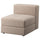JÄTTEBO - 1-place unit with container, Samsala gray / beige ,
