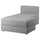 JÄTTEBO - chaise-longue element right, Tonerud grey ,