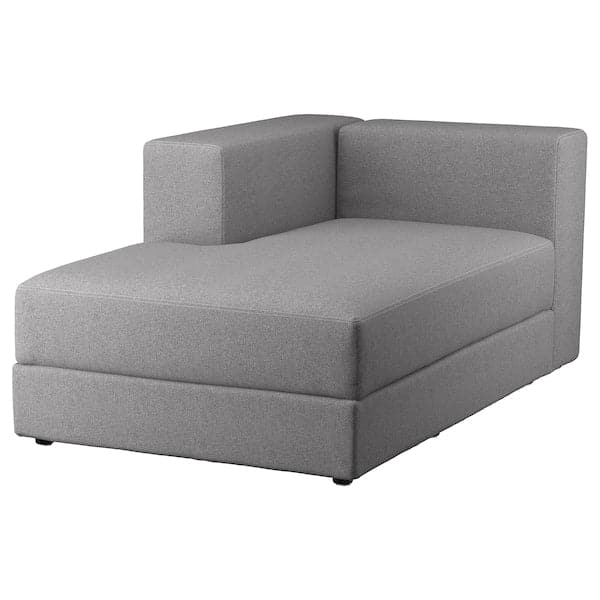 Ikea JÄTTEBO - Left chaise-longue element, with armrest / Gray Tonerud ,