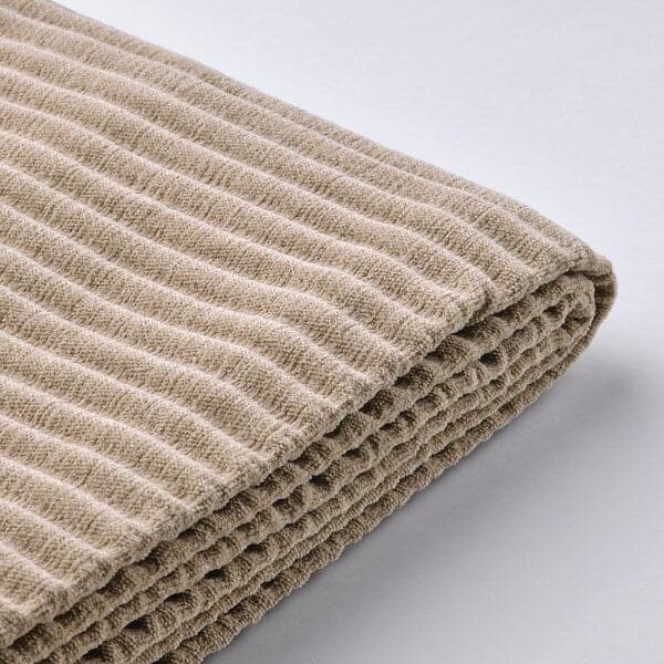 JÄTTEBO - 1-seat / storage unit cover, Samsala grey-beige ,