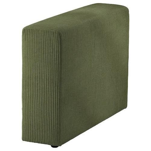 JÄTTEBO - Cover for armrest, Samsala dark yellow-green ,