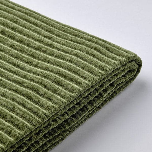 JÄTTEBO - Headrest cushion cover, Samsala dark yellow-green ,