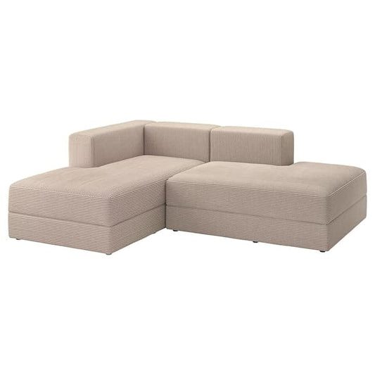 Ikea JÄTTEBO - Chaide-longue modules, Samsala grey/beige ,