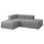 JÄTTEBO chaise longue modules, Tonerud grey