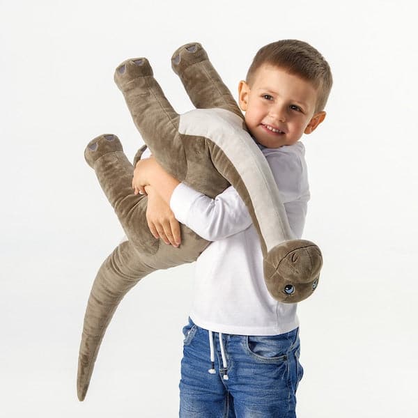 JÄTTELIK - Soft toy, dinosaur/dinosaur/brontosaurus, 90 cm - best price from Maltashopper.com 30471174
