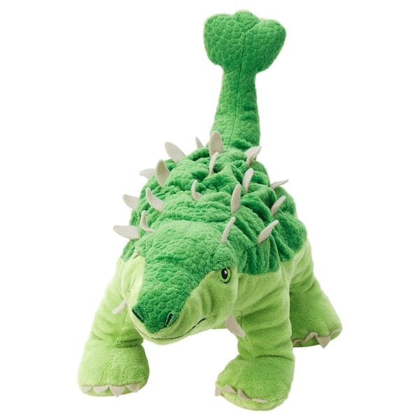 JÄTTELIK - Soft toy, egg/dinosaur/dinosaur/ankylosaurus