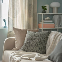 JÄTTEPOPPEL - Cushion cover, green/grey, 50x50 cm - best price from Maltashopper.com 00513627