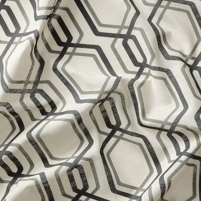 JÄTTEPOPPEL - Fabric, white/black green, 150 cm - best price from Maltashopper.com 20513457