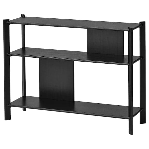 JÄTTESTA - Side table, black, 95x30 cm