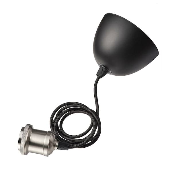 JAKOBSBYN / JÄLLBY - Pendant lamp, clear glass/nickel-plated - best price from Maltashopper.com 79388060