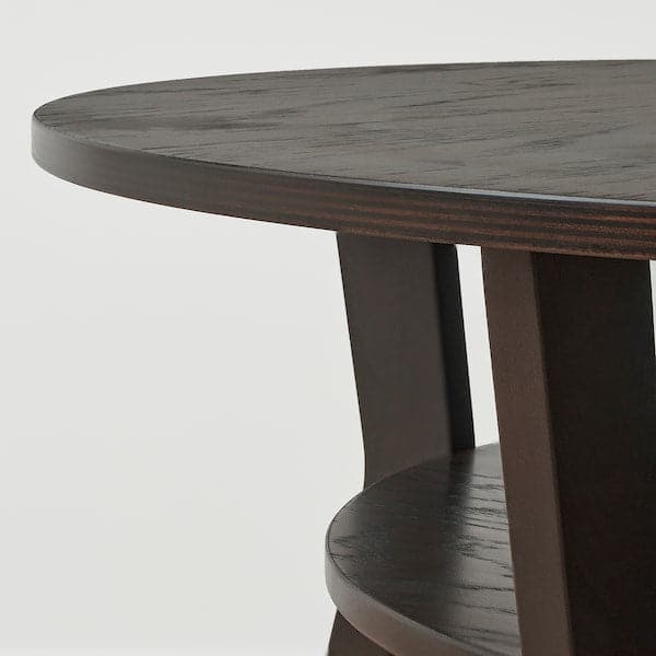 Ikea JAKOBSFORS - Coffee table, dark brown stained oak veneer, 80 cm