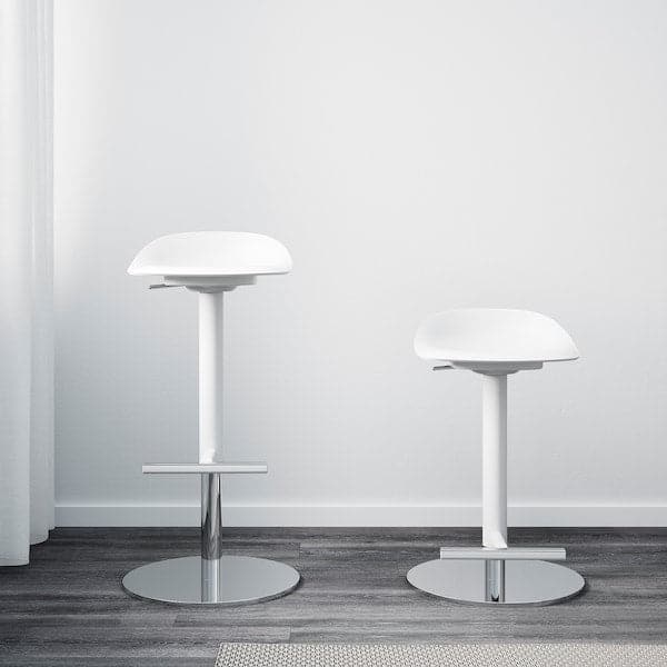 JANINGE - Bar stool, white, 76 cm - best price from Maltashopper.com 70246089