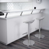 JANINGE - Bar stool, grey, 76 cm - best price from Maltashopper.com 10281354
