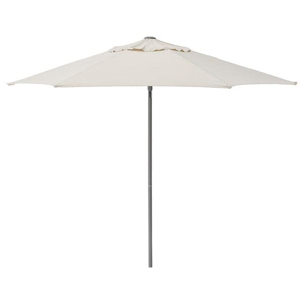 JOGGESÖ - Parasol, light grey-beige, 300 cm