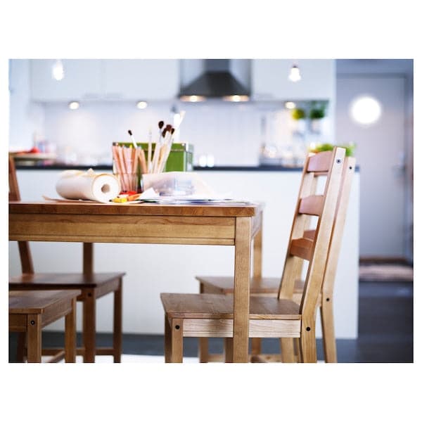 JOKKMOKK - Table and 4 chairs, antique stain