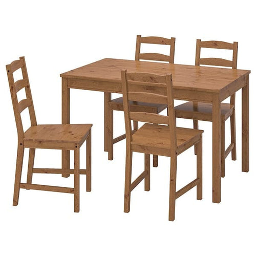 JOKKMOKK - Table and 4 chairs, antique stain