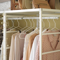 JONAXEL - Adjustable clothes rail, white, 46-82 cm - best price from Maltashopper.com 10429987