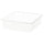 JONAXEL - JONAXEL Wire basket, white, 50x51x15 cm