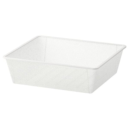 JONAXEL - Mesh basket, white, 50x51x15 cm