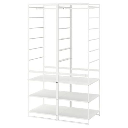 Ikea JONAXEL - Wardrobe combination, white, 99x51x173 cm