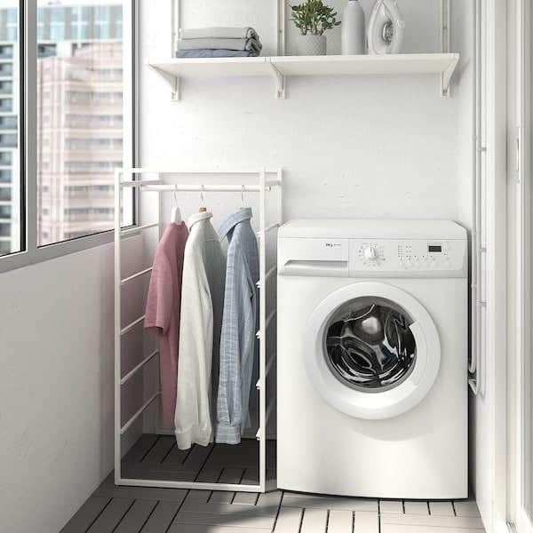 JONAXEL - Wardrobe combination, white, 50x51x104 cm - best price from Maltashopper.com 49311492