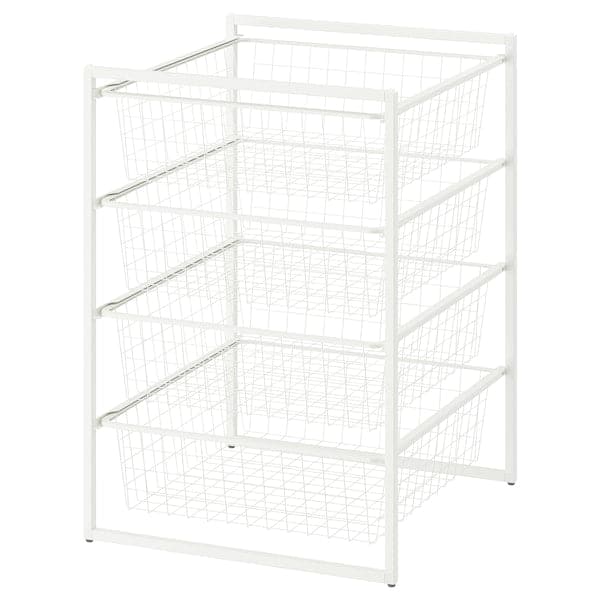 JONAXEL - Storage combination, white, 50x51x70 cm - best price from Maltashopper.com 09297134