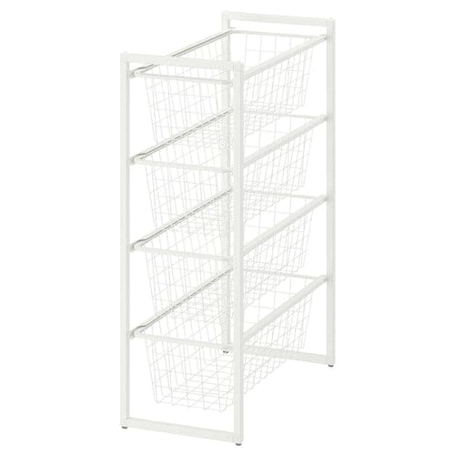 JONAXEL storage combination, white, 25x51x70 cm