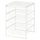 JONAXEL storage combination, white, 50x51x70 cm