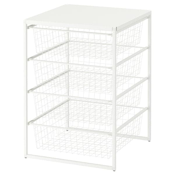 JONAXEL - Storage combination, white, 50x51x70 cm