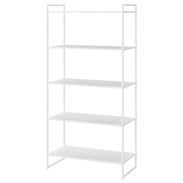 JONAXEL - Shelving unit, white, 80x38x160 cm