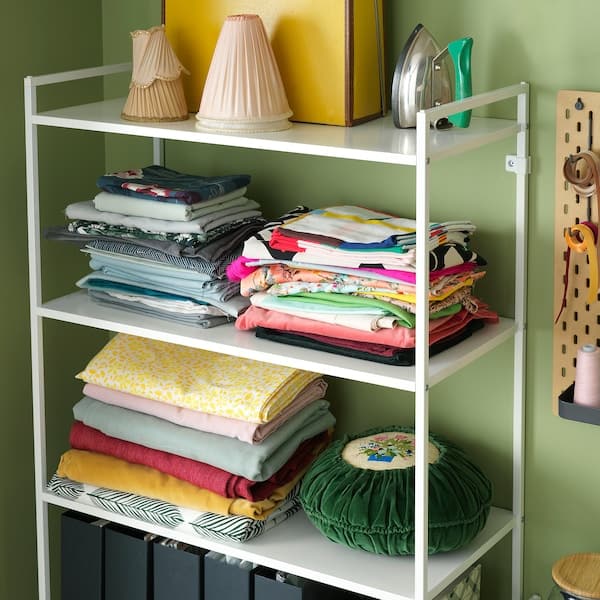 Ikea JONAXEL - Shelving unit, white, 80x38x160 cm