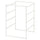 JONAXEL - JONAXEL Frame, white, 50x51x70 cm