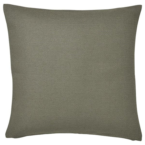 JORDTISTEL - Cushion cover, grey-green, 50x50 cm
