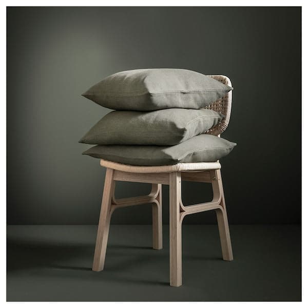 JORDTISTEL - Cushion cover, grey-green, 50x50 cm - best price from Maltashopper.com 10530792