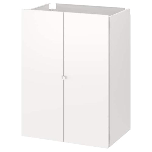 JOSTEIN - Door / uprights / back panel, for indoor / outdoor white,60x42x82 cm