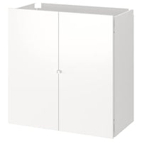 JOSTEIN - Door / uprights / back panel, for indoor / outdoor white,80x42x82 cm - best price from Maltashopper.com 40512150