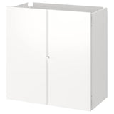 JOSTEIN door/side/back panels, in/outdoor white, 80x42x82 cm