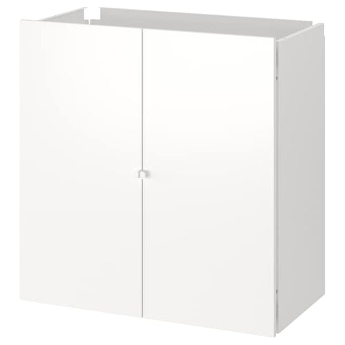 JOSTEIN - Door / uprights / back panel, for indoor / outdoor white,80x42x82 cm