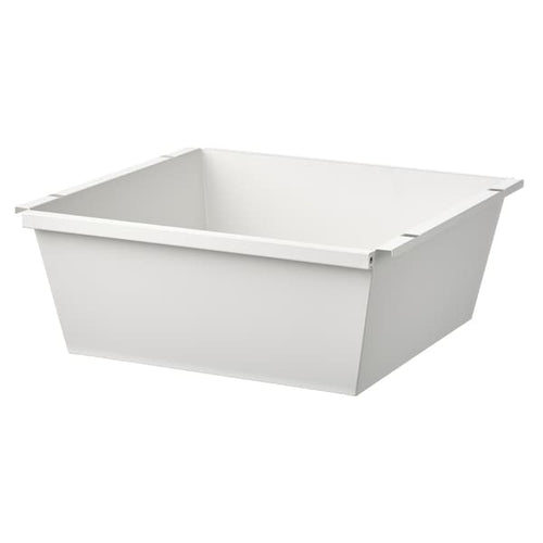 JOSTEIN - Container, white/indoor/outdoor, 40x40x15 cm , 40x40x15 cm