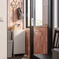 JOSTEIN - Shelf with door, indoor/outdoor/white, 41x44x90 cm , - best price from Maltashopper.com 09437163