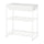 JOSTEIN - Shelving unit with storage, in / outdoor / white metal wire,81x40x90 cm