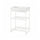 JOSTEIN - Shelving unit with storage, in / outdoor / white metal wire,61x40x90 cm