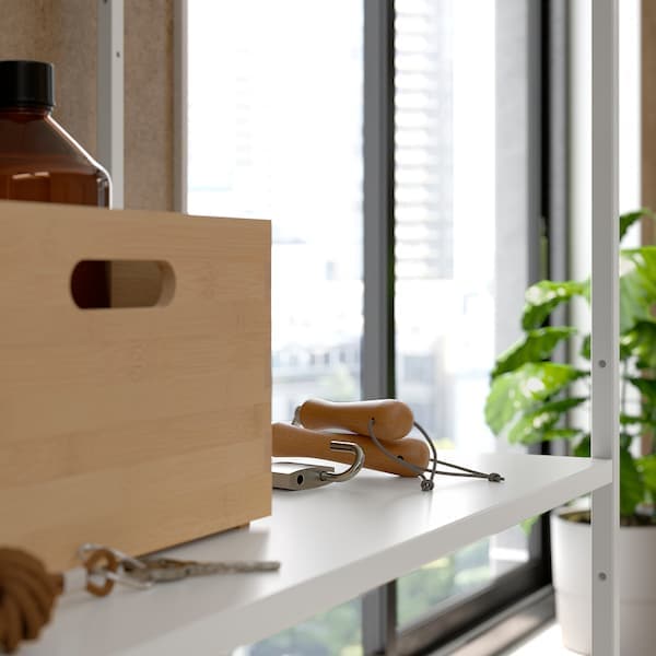 JOSTEIN - Shelving unit, in / outdoor / white,182x40x180 cm - best price from Maltashopper.com 89437300
