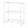 JOSTEIN - Shelving unit, in / outdoor / white metal wire,81x40x90 cm