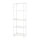 JOSTEIN - Shelving unit, in / outdoor / white metal wire,61x40x180 cm